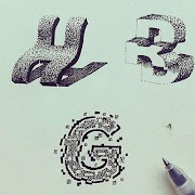 5 Schermata Hand Lettering 3D