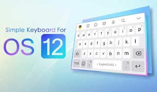 برنامهنما Simple Keyboard Theme for OS 12 عکس از صفحه