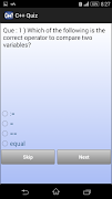 C++ Quiz স্ক্রিনশট 1