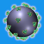 HIV Virus Structure in 3D VR imagem de tela 6