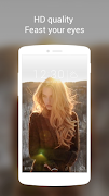 Blonde CM Locker Live Theme capture d'écran 4