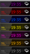 Black Digital Clock screenshot 2