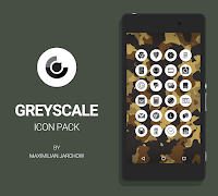 Greyscale - Icon Pack Affiche