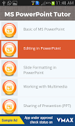 برنامه‌نما Learn MS PowerPoint Step by Step عکس از صفحه