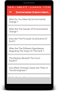 Environmental Science Interview Question स्क्रीनशॉट 1