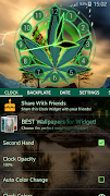 1 Schermata Rasta Weed Clock Widget