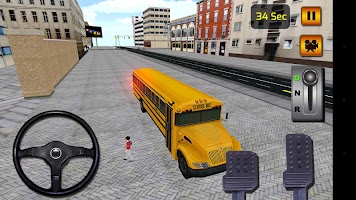 School Bus Driver Simulator 3D imagem de tela 4