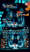 Neon Tiger Blaze Keyboard Theme 截圖 4