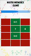 Math Memory Game ảnh chụp màn hình 2