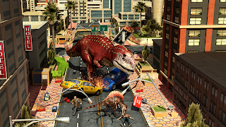 Jurassic Escape Dino City Rampage Simulation 3D স্ক্রিনশট 1