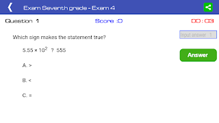 Seventh grade math скриншот 5