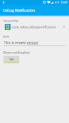 Debug notification โปสเตอร์