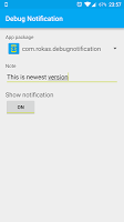 Debug notification bài đăng