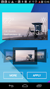 برنامه‌نما The lighthouse weather widget عکس از صفحه