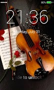 Violin Lock Screen स्क्रीनशॉट 3