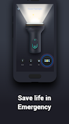 Power Flashlight-The brightest & Powerful torch تصوير الشاشة 2