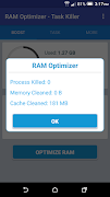 برنامه‌نما RAM Optimizer - Task Killer عکس از صفحه