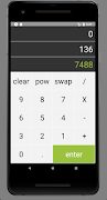 Stack Calculator captura de pantalla 1