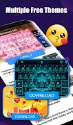 Matte Color Keyboard Theme تصوير الشاشة 4