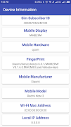 Device Information स्क्रीनशॉट 2