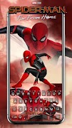 Spider-Man Upgraded Suit Keyboard Theme اسکرین شاٹ 1