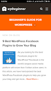 WP Beginner - Beginner's Guide For WordPress captura de pantalla 2