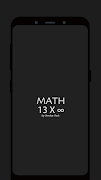 Poster Multiplication Math Game 13X