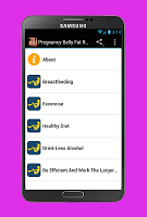 Pregnancy Belly fat removing Poster