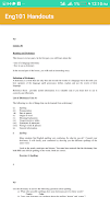 Eng 101 Handouts اسکرین شاٹ 2