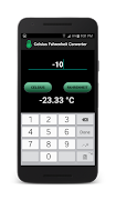 4 Schermata Celsius Fahrenheit Converter