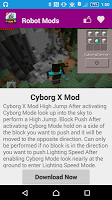 Robot Mod For MCPE* Ekran Görüntüsü 2