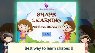 Shape Learning App VR 포스터