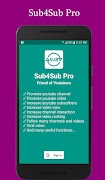 Sub4Sub Pro - No Ads 海报