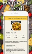 Recipes app for free - All indian recipes book 스크린샷 1