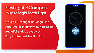 Flashlight +Compass - Super Bright LED Torch Light ảnh chụp màn hình 5
