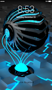 3D Abstract Lock Screen captura de pantalla 2