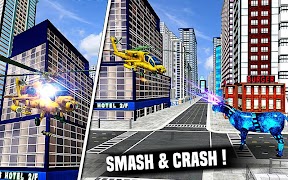 Goat Flying Robot: Super Eye Laser and Horn Attack screenshot 1