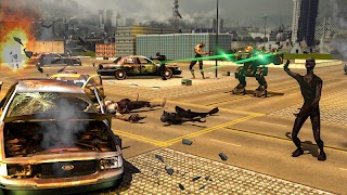 Robots vs Zombies : Rescue Human from Zombies 포스터
