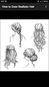 How to Draw Realistic Hair ภาพหน้าจอ 6