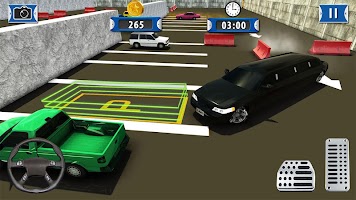 Limousine City Parking Game 3d capture d'écran 2