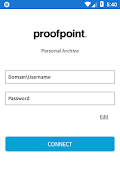Proofpoint Mobile Archive اسکرین شاٹ 1