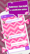 Cute SMS Texting App اسکرین شاٹ 1