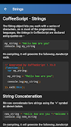 Learn CoffeeScript for Free & Offline captura de pantalla 3