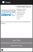 برنامه‌نما Forums Libre! عکس از صفحه