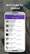 برنامه‌نما MP4 Cutter for Android عکس از صفحه