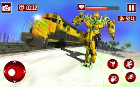 Train Robot Transformation Simulator постер