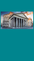 Rome weather widget/clock poster