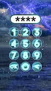 Thunderstorm lock screen. screenshot 3