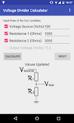 Easy Voltage Divider Calculate screenshot 2