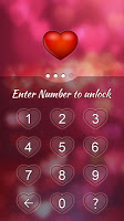 App Lock - Love Theme Plakat